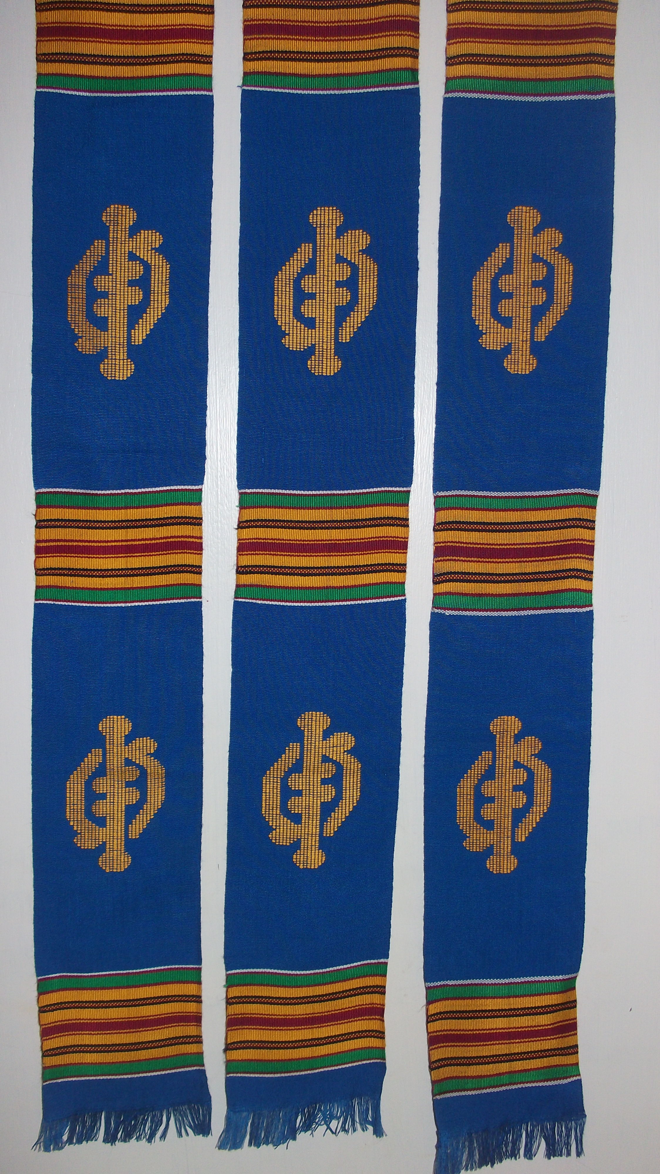 Plain Kente Stole - Graduation-Stoles.com