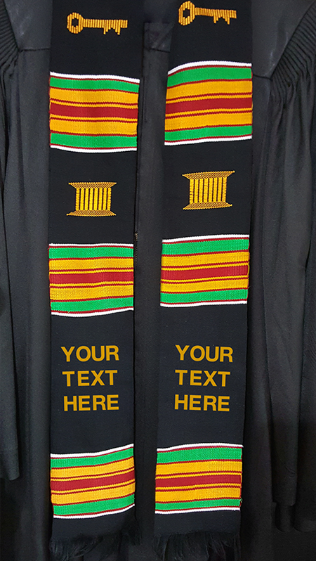 kente graduation stole meaning